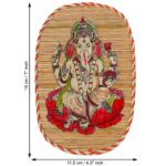 Bamboo Hand Crafted Wall Hangings Of Ganesh Ji And Laxmi Ji For Home Decor